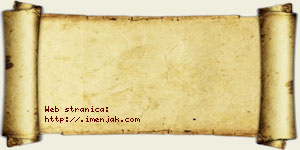 Ivanka Perov vizit kartica